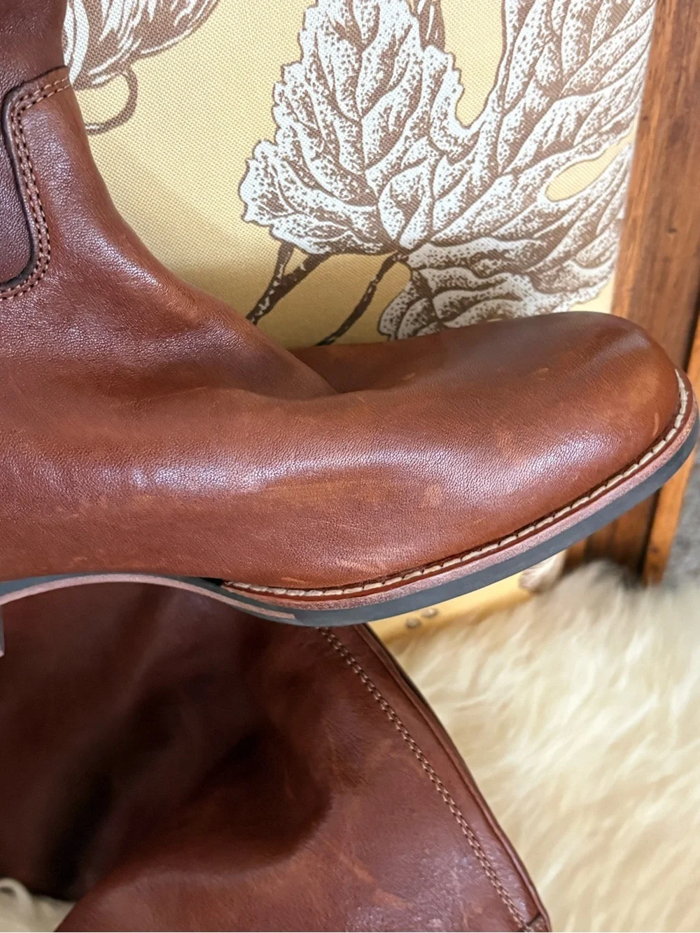 New Ariat Chestnut Brown  Leather Riding Boots